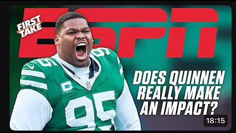 FIRST TAKE: Steven A smith and Mad dog bully Swagu for his Elation on the Quinnen Williams trade