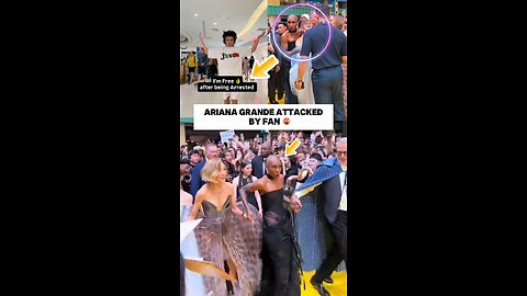 Ariana Grande attacked by a fan in Singapore. #arianagrande #japd