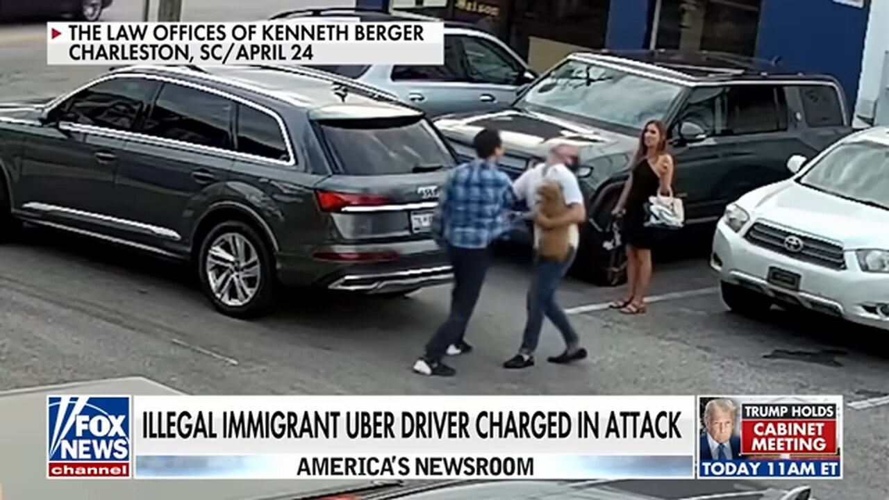 VIRAL video shows migrant Uber driver 'sucker punching' rider