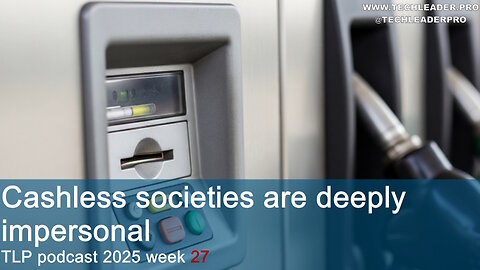 Cashless societies are deeply impersonal