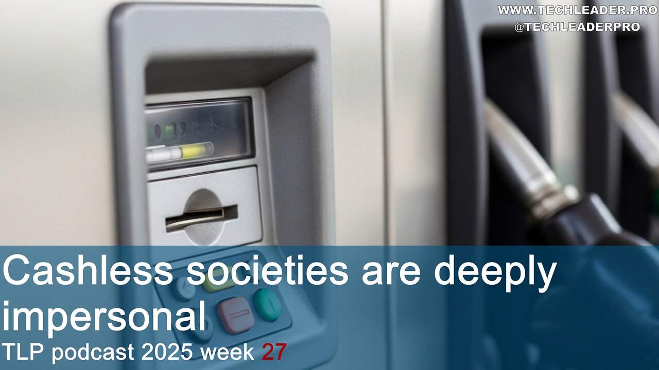 Cashless societies are deeply impersonal