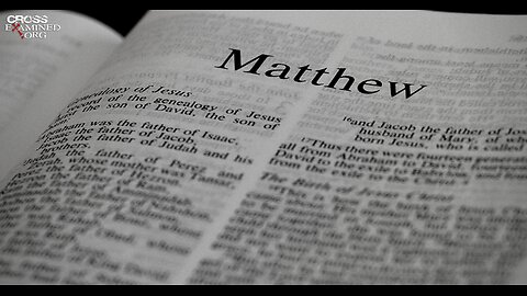 CGCF 01/11/2026 10am Sunday - Verse by verse study of Matthew 6:1-24
