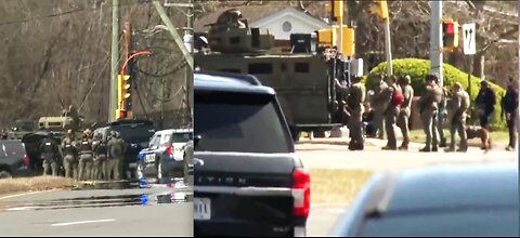 ARMED GUNMAN LEADS TO BLOCKADE BY CIA HEADQUARTERS