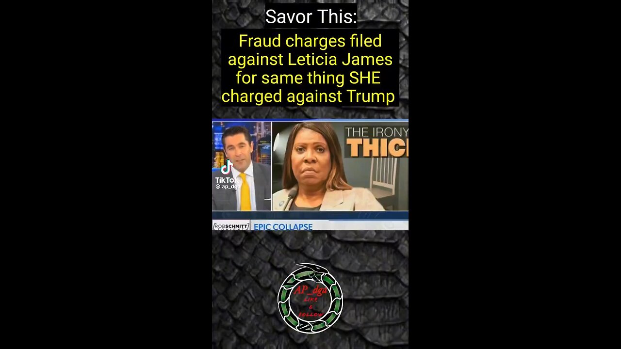 Leticia James accuses Trump of what she’s doing