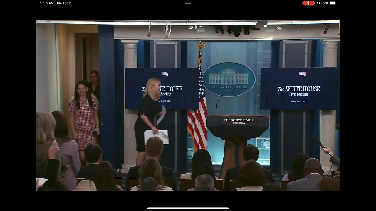 @WhiteHouse • Press Secretary Karoline Leavitt Briefs Members of the Media, Apr. 15, 2025