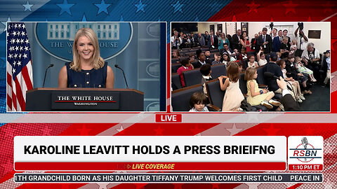 FULL SPEECH: WH Press Secretary Karoline Leavitt Holds a Press Briefing for the Kids - 5/20/25