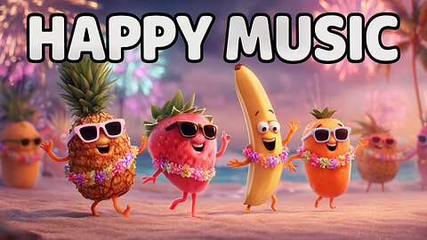 When Fruits Throw the Best Party Ever 🎉 | Happy Summer Music & Tropical Vibes