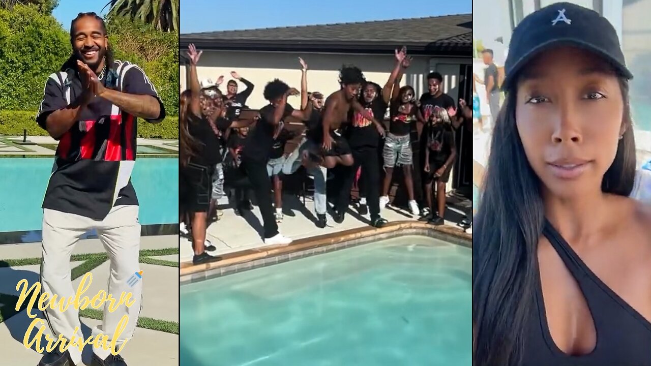 Omarion & Apryl Jones Reunite For Son Megaa B-Day Pool Party! 🥳