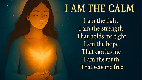 🕊️ I Am the Calm – Healing Song for Emotional Peace & Self Affirmation Original Gentle Lyrics