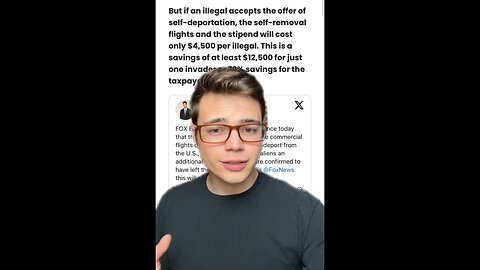 Victor Reacts: Trump Gives Illegal Aliens A Tremendous Opportunity to Self-Deport