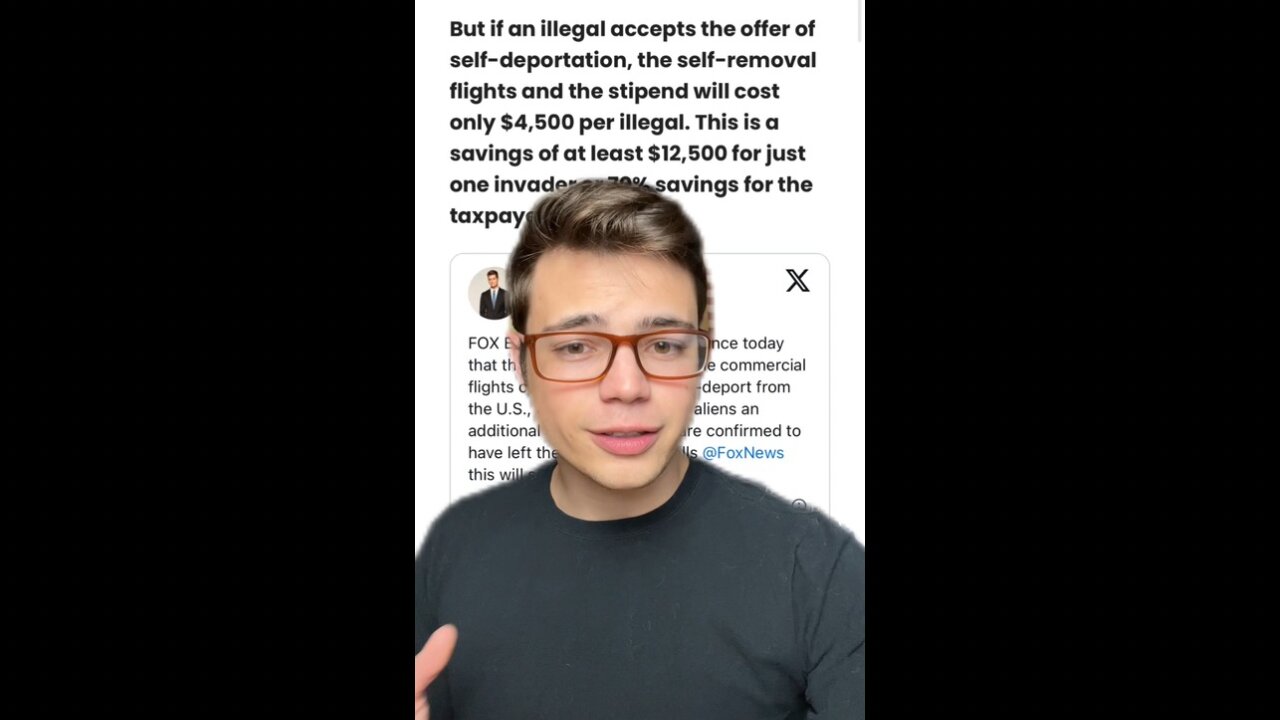 Victor Reacts: Trump Gives Illegal Aliens A Tremendous Opportunity to Self-Deport