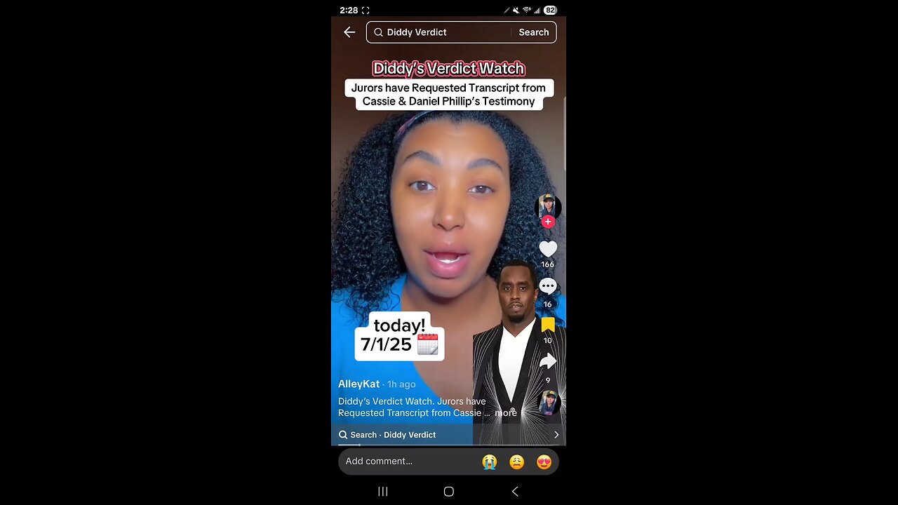 📰Diddy🎙|jury🤔|Cassie transcripts?!|intuitive prediction✅️👍🏾|confirmation