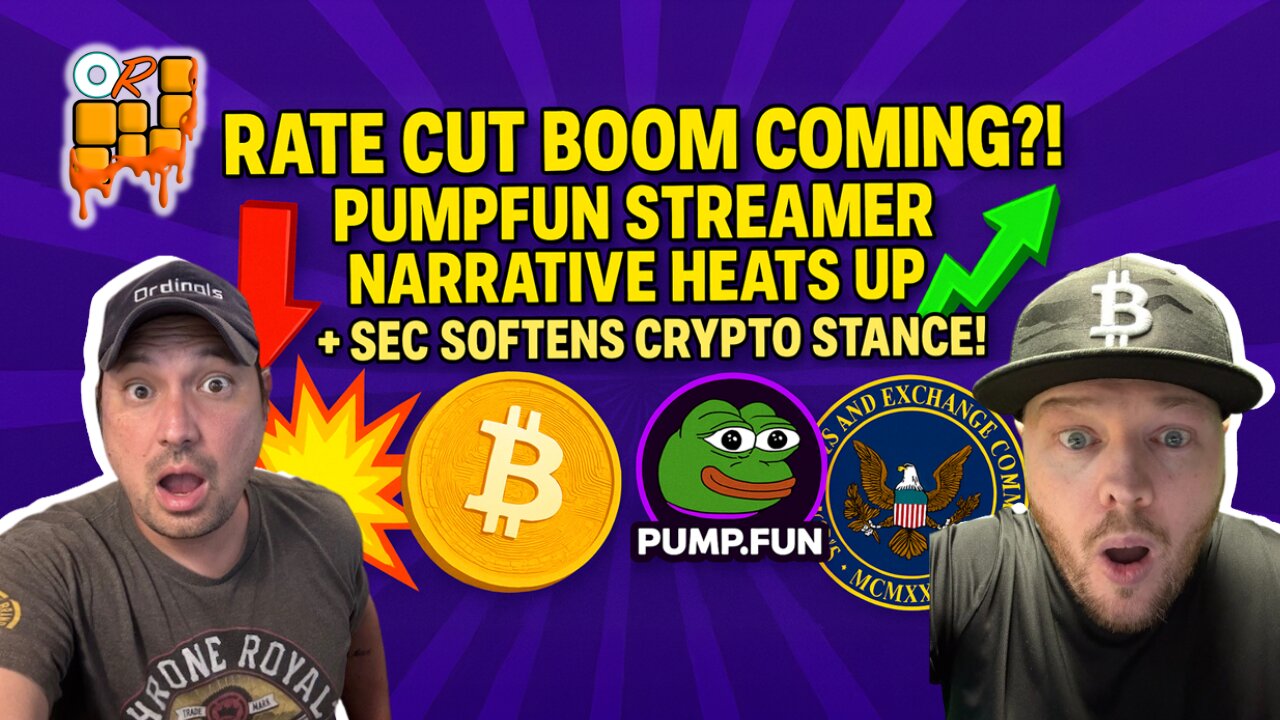 🚨Rate Cut BOOM Coming?! Pumpfun Streamer Narrative Heats Up + SEC Softens Crypto Stance!🔥