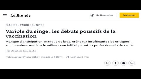 L'arnaque de la varicelle du ouistiti