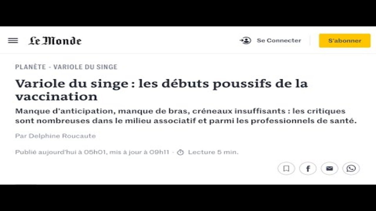 L'arnaque de la varicelle du ouistiti