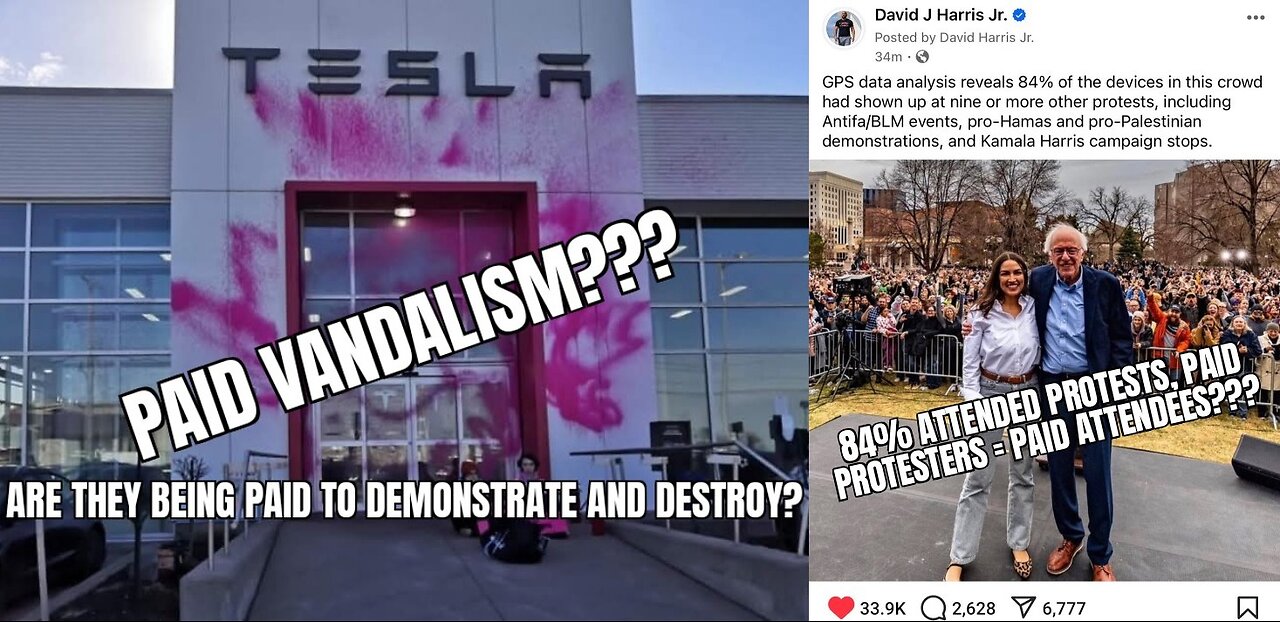 DEMOCRAT Socialist VIOLENCE, Are They Paid To Protest and VANDALIZE