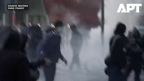 MUST WATCH | Burning Bins, Tear Gas, and Roadblocks as Paris Erupts After Bayrou’s Government Falls