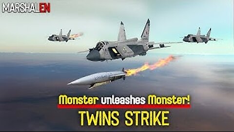 Old Soviet fighter launches a hypersonic beast destroys last Ukraine's defenses ｜ The twin attack!!