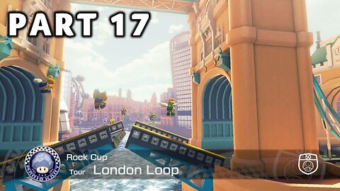 Mario Kart 8 Deluxe Grand Prix Mode - Part 17 - Rock Cup 50cc | Switch | No Commentary