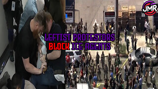 ICE raids NYC courthouse & LA Leftist protesters ASSAULT & BLOCK ICE agents