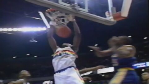 Dikembe Mutombo 26 Points 4 Blk Vs. Warriors, 1992-93.