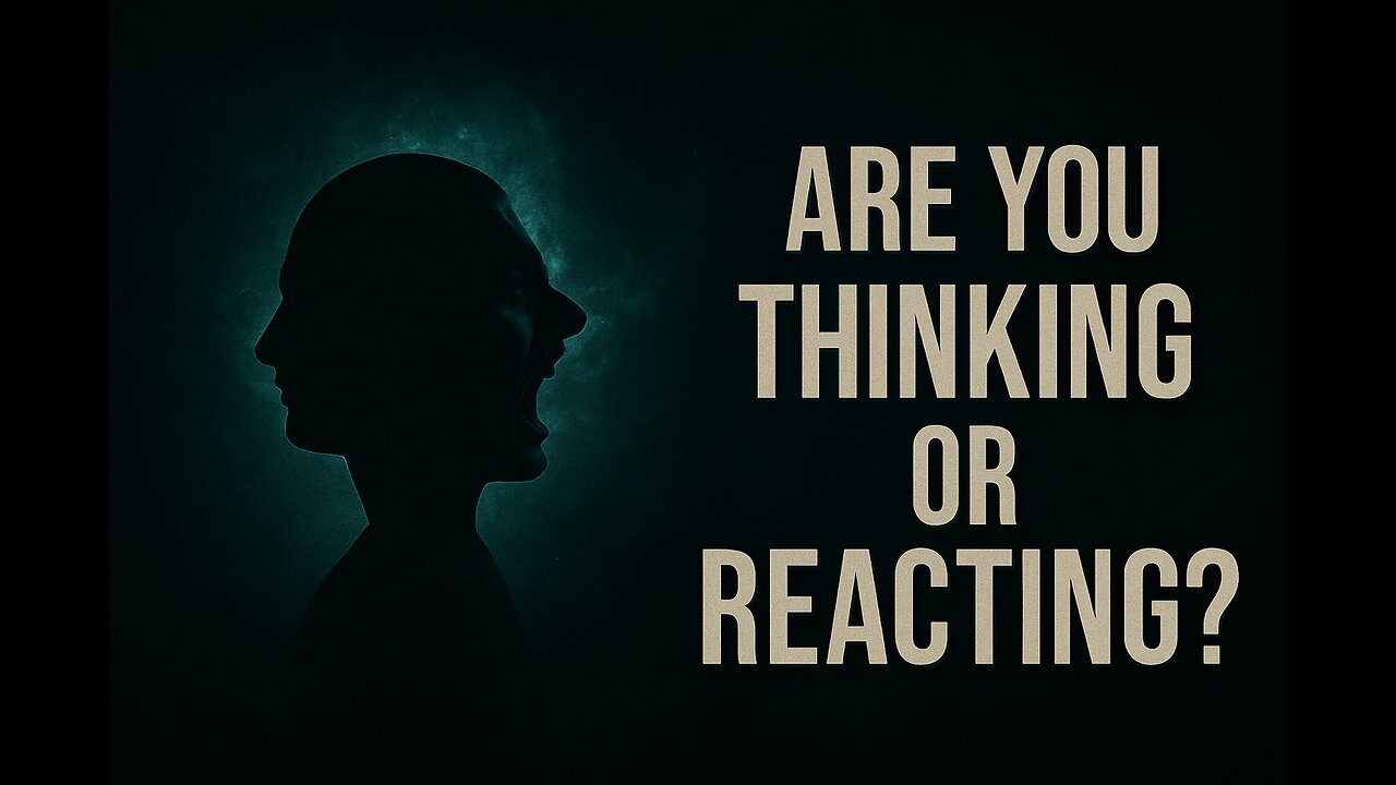 Are You Truly Thinking or Just Reacting?