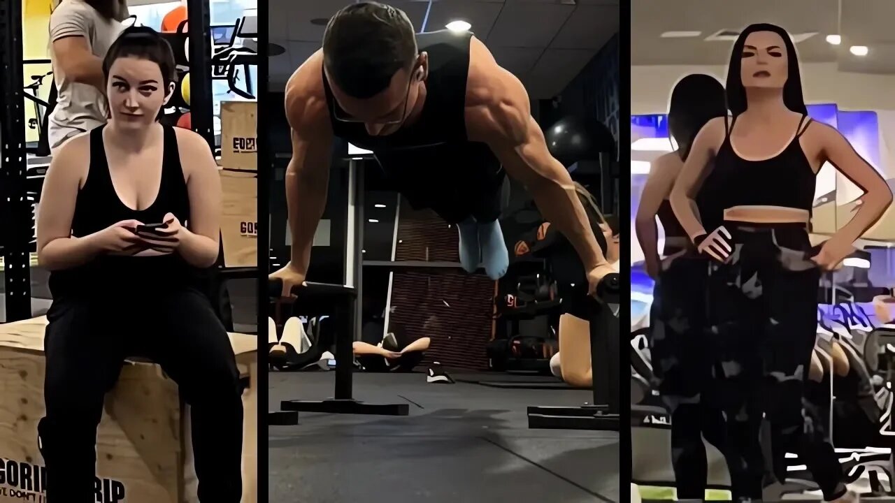 đŸ”¥Scaring People in The Gym With Calisthenics #104