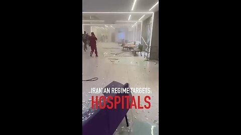 While Israel attacks Military targets ONLY - Iran is targeting Hospitals and Apartments buildings!