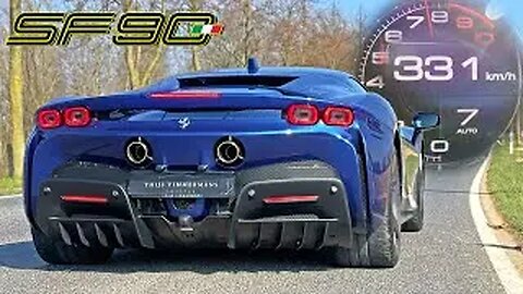 “1000hp Ferrari SF90 POV | Brutal 0-300 Acceleration & Sound”