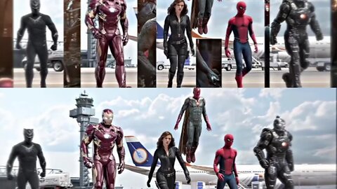 💥SuperHero's Marvel vs DC #rumble #marvel #avengers #ironman #captain america #edit