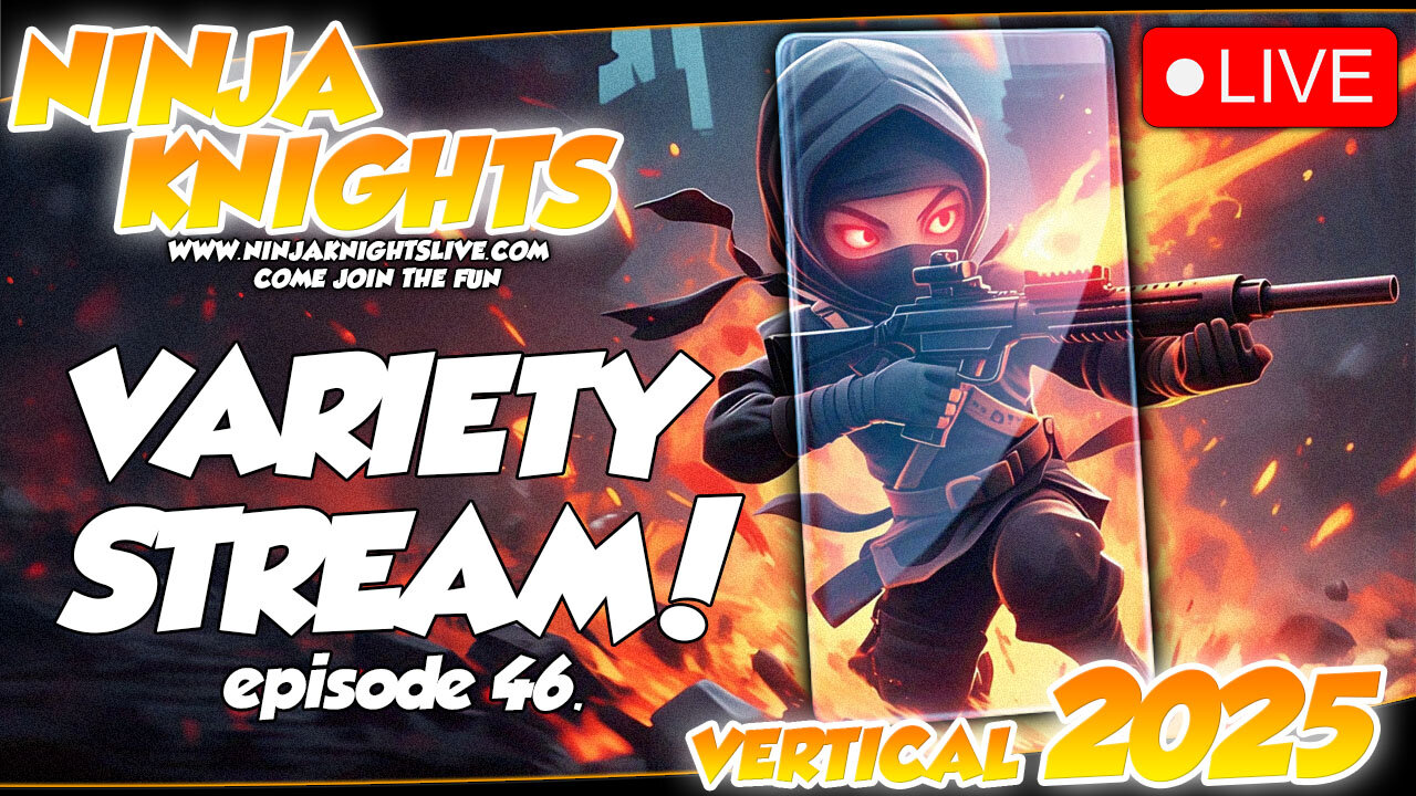 Variety Stream Vol. 46: Join Lil Ninja & Knight for action in Fortnite, Roblox, COD, Minecraft
