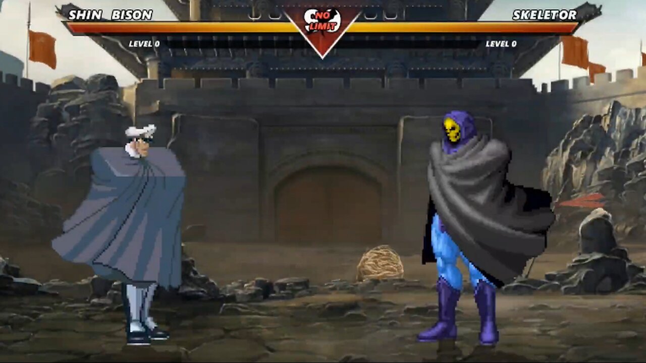 SHIN BISON vs SKELETOR - (Hardest AI)