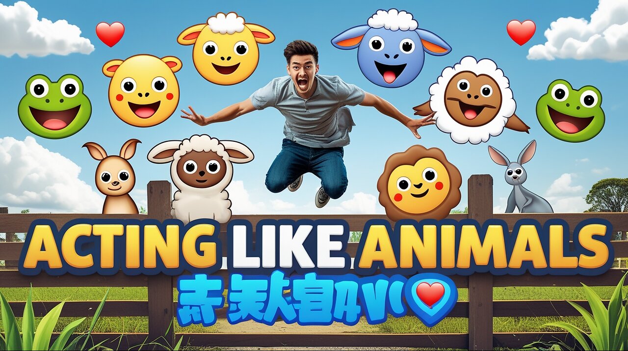 How Animals Get Over a Fence (With Emojis)