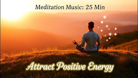 Meditation Music 25 Min || Positive Energy || Attract Positive Energy Meditation 🌞✨