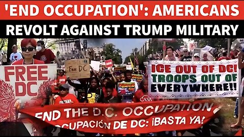 Americans Revolt Against Own Military; U.S. Capital DC In Chaos, Thousands On Streets Against Trump