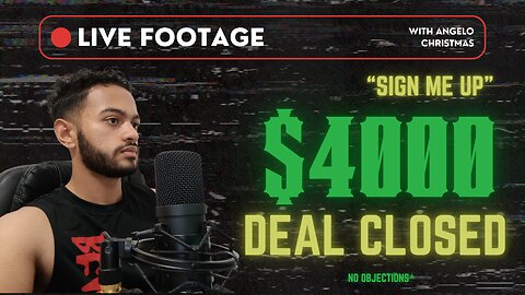 Closing a $4000 sale (LIVE FOOTAGE - Full Call)