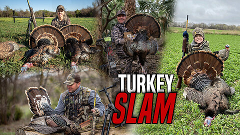 Wild Turkey GRAND SLAM! | 5 Gobblers in 4 States