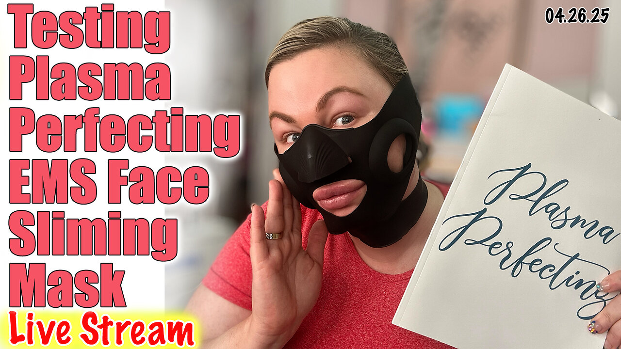 Live Testing Plasma Perfecting EMS Face Slimming Mask, Code Jessica10 Saves you Money