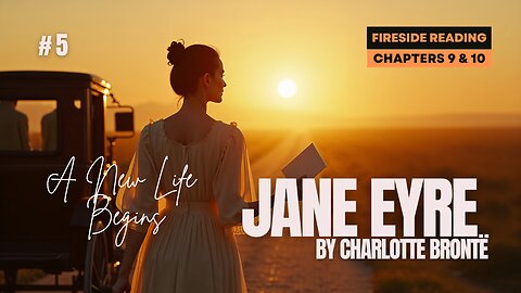 Jane Eyre – Chapters 9 & 10 | Fireside Pages Audiobook with Fireplace Ambience