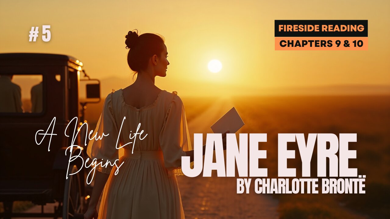 Jane Eyre – Chapters 9 & 10 | Fireside Pages Audiobook with Fireplace Ambience