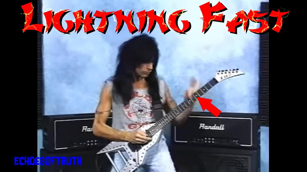 Michael Angelo Batio SUPER FAST! Guitar Lesson - Subsonic Nearing Supersonic Actually!