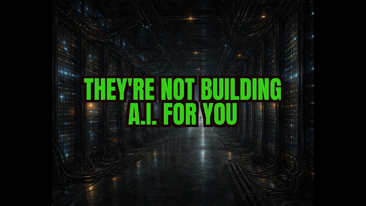 THEY'RE NOT BUILDING AI FOR YOU