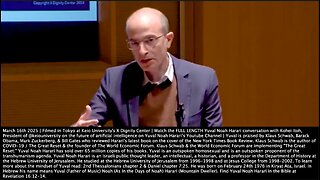 Yuval Noah Harari | "I See My Job As Building a Bridge Between the World of Academic Studies...Explain It In a Way That Will Be Easily Accessible to Any Person Who Wants to Understand the AI Revolution." + Daniel 11:36-37