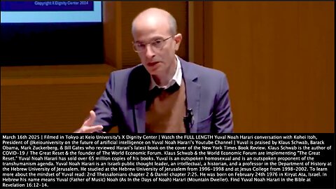 Yuval Noah Harari | "I See My Job As Building a Bridge Between the World of Academic Studies...Explain It In a Way That Will Be Easily Accessible to Any Person Who Wants to Understand the AI Revolution." + Daniel 11:36-37