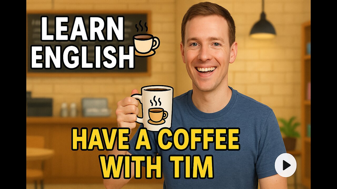 Simple English Conversation at a Café ☕ | Speak Like a Native!"