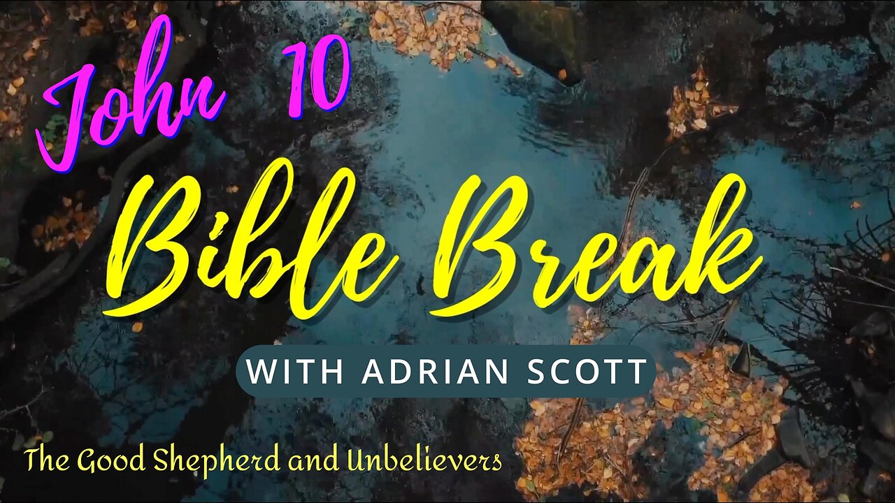 John 10 - Bible Break With Adrian Scott - Truth And Testimony The Broadcast