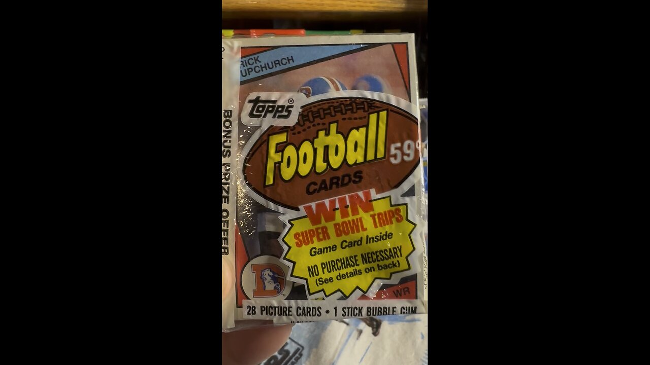 1984 Topps Cello Pack rip