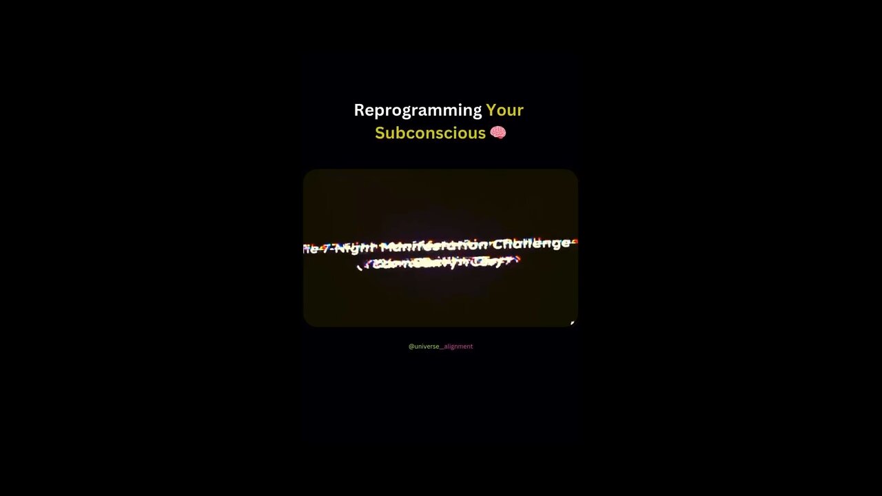 Reprogramming your subconscious