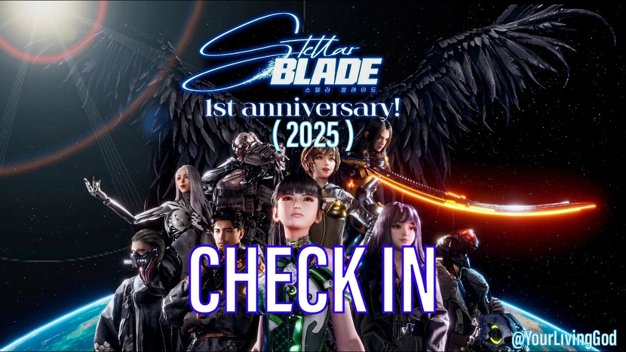 Stellar Blade ( 프로젝트 이브 ) PS5 : DELUXE EDITION : 1st ANNIVERSARY ( 2025 ) : CHECK IN