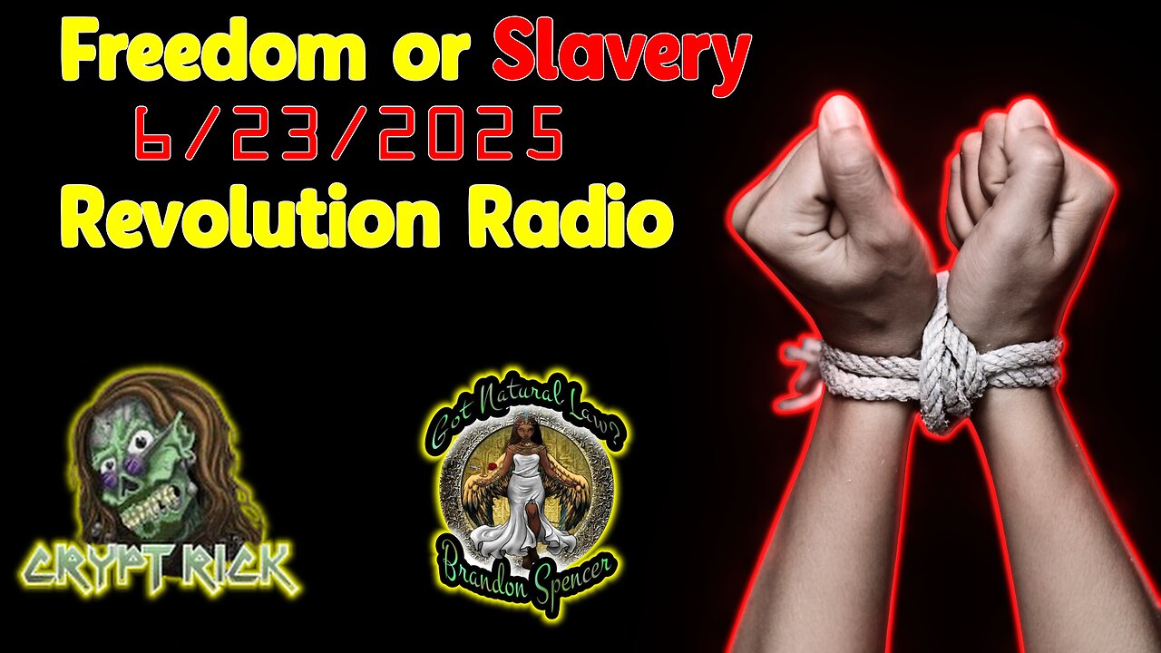 Freedom or Slavery Talk with Crypt Rick